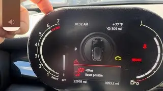 Сброс сервисного обслуживания Mini Cooper (2021). Масло, тормоза и т.д.