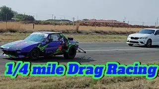 1/4 mile drag racing 🏁🔥 at Midvaal raceway 