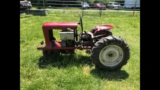 Custom Copar Panzer Garden Tractor Cold Start and Drive