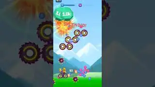 Ball blast with Max power of saw cannon #ballblast #ballblaster #gameplay #gaming #brickballblast
