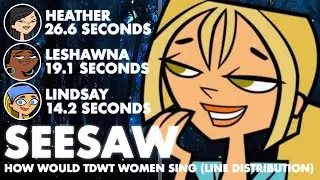 How Would Total Drama World Tour Women Sing &lsquo;SEESAW&rsquo; by TWICE (Line Distribution)