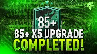 85+ x5 Upgrade SBC Completed - Tips & Cheap Method - Fifa 22