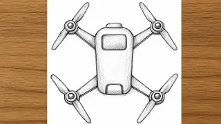 I Drew a Drone Using Only a Pencil (So Satisfying)