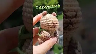 Capybara 😀 #amigurumi #crochet