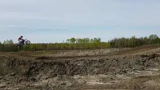 Marc-Hugo Lavoie #247 &agrave; Issoudun en 125cc sur le 125 pieds