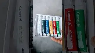 let's unboxing camel watercolor tubes/Rs 50😱✨❤️❤️❤️