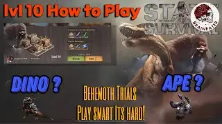 StateOfSurvival - How to Play LVL 10 - Behemoth trials part 2
