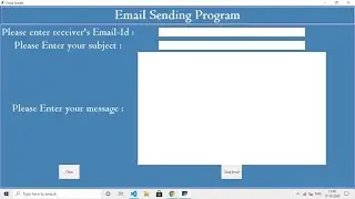 Email sending GUI app in python 3 | Send emails using python | Made with python3 | @dashtechcreate