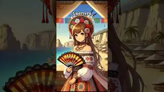 Mexico as anime girls #Sonora #Guerrero #NuevoLeon #Campeche #geography #animegirls music by Suno