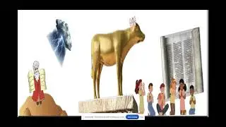 Moshe and Golden calf - 7th grade History piece for ZK