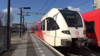 GTW 506 vertrekt uit Station Dordrecht Stadspolders