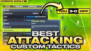 The Best FC25 Attacking 4312 Meta Custom Tactics 🔥👀