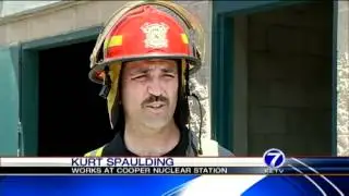 Nuclear plant employees undergo fire training
