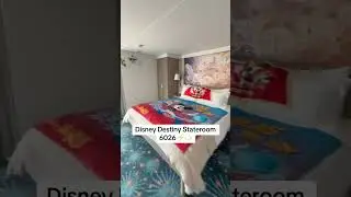 Handicapped accessible verandah stateroom on the Disney Destiny! #disneycruiseline #disneydestiny