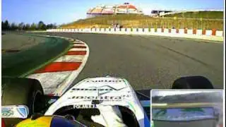 Onboard Mihai Marinescu Formula 2 Barcelona Q2 (with Overboost)
