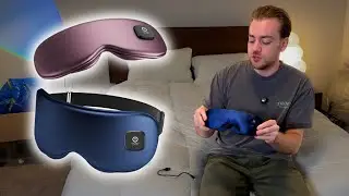 Azang Heated Eye Mask | Cordless Rechargeable Eye Warmer for Dry Eyes, Sleep, and Travel Relief