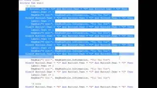 Visual basic Tic Tac Toe tutorial