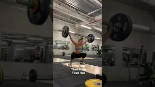 This is how I always miss my snatches | #shorts #weightlifting #olympicweightlifting