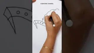 how to draw a ship &ndash; ship drawing &ndash; easy drawing &ndash; drawing ship - boat drawing - part 84 #shorts
