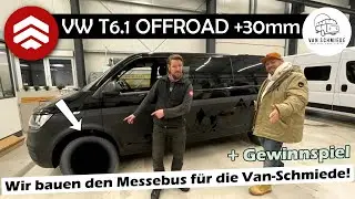Campervan VW Bulli h&ouml;hergelegt - T6.1 +30mm, OFFROAD & KOMFORT im VW Bus der Van Schmiede - cultwerk