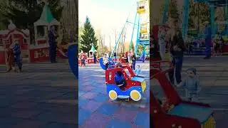Town park in Russia # children # child # parks #russia # Russian small child # child