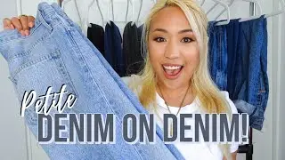 TRYING ON MY ENTIRE DENIM COLLECTION 2020 | Designer, High-End & Affordable + Best Petite Jeans?