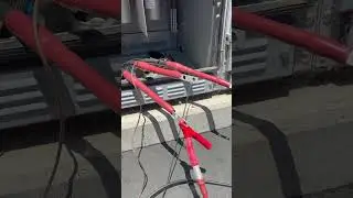 VLF NETA testing on Medium Voltage cables. From the XFMR to the switch.