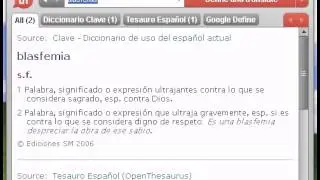 Definici&oacute;n de blasfemia