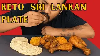 Keto Sri Lankan Meal 🇱🇰🔥 [ Keto Day 10 ] #mukbang #ketorecipes #keto #food
