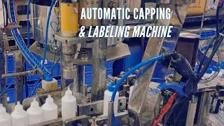 Automatic Capping & Labeling Machine | High Speed Bottle Capping & Labeling Line | Capper & Labeler
