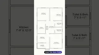 25' X 40' House Plan | Assam Type house plan  #shorts  #youtubeshorts #houseplan  #housedesing