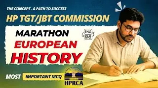 Most Important MCQs Marathon about European History for HP TGT/JBT Commissions 2026 || History MCQs