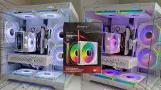 👉 Instalação FAN ARGB Zezzio Prisma 6 Pro | 120mm 5V-3Pin ARGB Da AliExpress No Kit Xeon