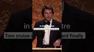 Tom CRUISE'S speech after won oscar award🔥✌️ #tomcruise #oscars #oscarawards #2025 #speech #trending