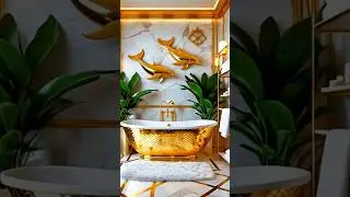 Who wants golden bathroom 🌟😂