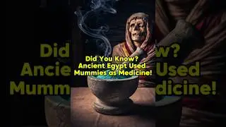 Did You Know? Ancient Egypt Used Mummies as Medicine!