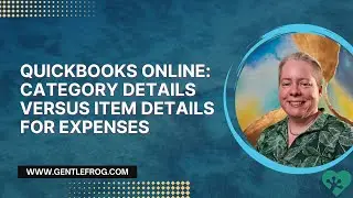 QuickBooks Online: сведения о категориях и сведения о статьях расходов