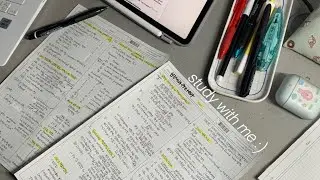 의대생 시험 전날 스터디윗미, 심장내과🫀study with me 3시간 같이 공부해요 :)