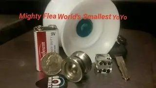 Yoyofactory Mighty Flea yoyo review.  Worlds smallest yo-yo.