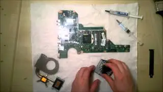 Как заменить термопасту и почистить вентилятор в ноутбуке (How to clean the fan in the laptop)