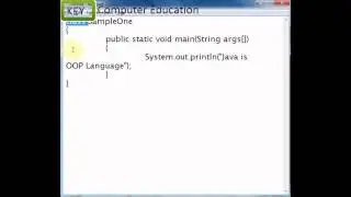 Java Tutorial-  HelloWorld Program using notepad