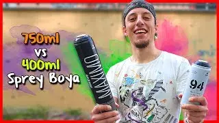 750ml vs 400ml Sprey Boya!