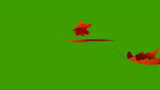 Falling Leaves [ Green Screen ]
