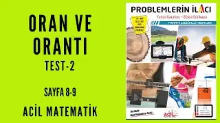 PROBLEMLERİN İLACI SORU BANKASI (Acil Matematik-Sayfa 8-9)