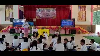 Atmosphere of the training project on ethics training for students of Chonburi Kindergarten School