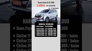 Harga Mobil Bekas Toyota Calya G AT 2020 Silver | Info Harga Calya Terbaru 2025