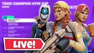 Live | Fortnite Trio Hype Cup | EU Champions Tournament!! (Fortnite Chapter 3 LIVE)