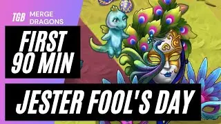 Merge Dragons Jester Fool's Day Event First 90 Minutes