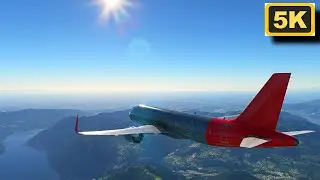 Frankfurt &rarr; Milan 5K ULTRA | Breathtaking Alpine Flight | Flight Simulator 2026