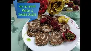 Parle G Biscuit Swiss Rolls # Easy Dessert